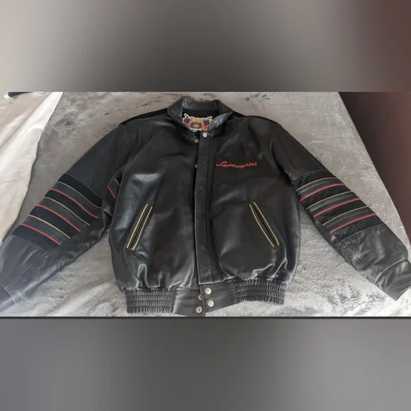 Jeff hamilton full Italian lambskinLamborghini Diablo jacket